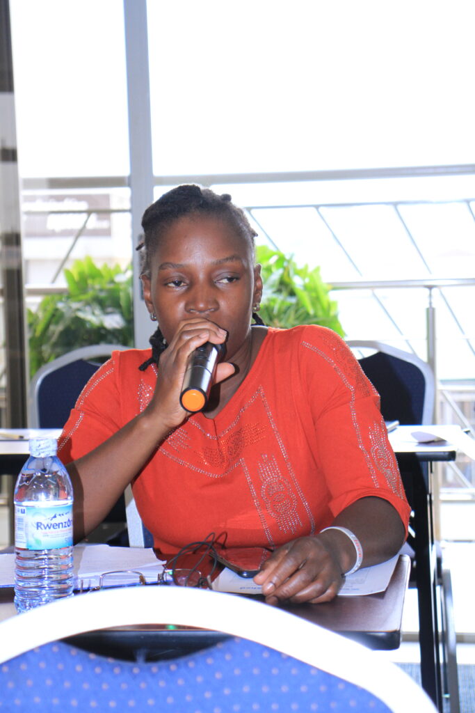 Joyce Nakiganda, journalist with MNS news